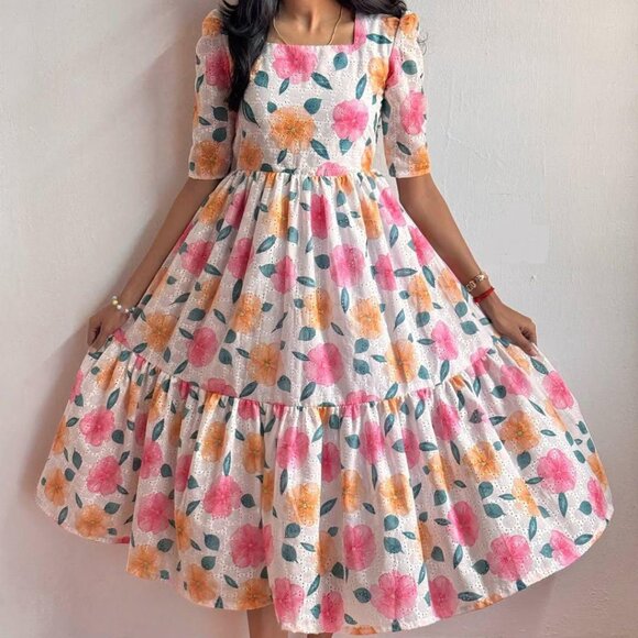 SUMMER PRINTED KURTI - Picture 3 of 16